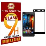 Kite Digital INFINIX HOT 4 PRO (Black) 5D Premium Tempered Glass Screen Protector Slim 9H Hard 2.5D (Pack of 1)