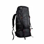 Cater FORCLAZ Black Unisex Travel Backpack Rucksack for Outdoor Sports Camp Trek Bag