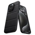 CASEOLOGY by Spigen Athlex Back Cover Case Compatible with iPhone 15 Pro Case (TPU and Foam Pad | Active Black)