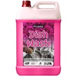 Fivanta Dishwash Liquid 5 Liter Pink | Biodegradable, Non-Toxic, Eco-friendly | Non-Corrosive, Skin friendly