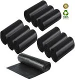 HOMKIT Dustbin Perfect for Home, Dustbin Bags, Dry & Wet Garbage Bags, Trash Bags and Covers Kitchen, Office, Restaurants- 17 x 19 Inches (Small) - 300 Bags (10 Roll) - Black