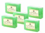 Khadi Natural Mint Soap 125g - Refreshing Minty Cleanse | Cooling and Invigorating | Paraben and SLS-Free Pack of 5