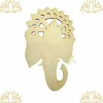 DULI DIY MDF Cutout Diwali Decoration Ganesh DIY MDF Blanks Cutouts for Decoration (Pack of 1)