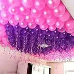 FANEX Solid Latex Anniversary Party Decoration Balloon (Pack of 50)