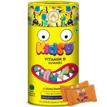 Mom & World Kidsy Vitamin D Gummies for Kids, Chewable Gummies, 30 (Lemon Flavoured) Gummies