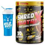 Wild Buck HRED MATRIX Fat Loss Powder with Shaker, 180 g