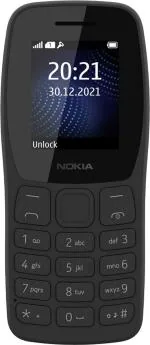 Nokia 105 Classic with Charger (Charcoal)