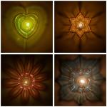 ODD M EVEN 3D Reflective Shadow Diyas for Diwali Decoration Item for Home Decor | Dipawali Diya | Transparent Oil and Water Diya Deepawali Decoration Diya bati Reflection TeaLight Diya Set (12 pcs)