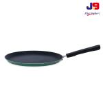 J09 Green Aluminum Non-Stick Dosa Tawa 28 cm