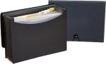 Shining Zon Expanding File Folder, Letter Size Fits A4 Black - with 13 pockets (Pack Of 1)