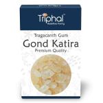 TRIPHAL Gond Katira or Tragacanth Gum or Almond Gum or Badam Pisin or Chahar Gond (400g)