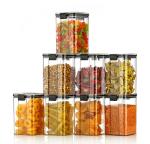 Airtight Food Storage Lick Lock Containers,Kitchen Storage Containers with Lids for Rice and Cereal