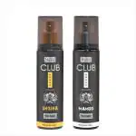 Byond Club House Shosha and Mambo Long Lasting Fragrance No Gas Deodorant Body Spray -120ml+ 120ml