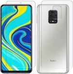 ISHANGEL Front and Back Screen Guard for redmi mi note 9 pro max , Gorilla Hammer Proof, flexible fiber unbreakable Screen Protector, [Not a Tempered Glass] (Pack of 2)