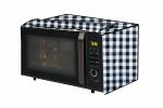 The Furnishing Tree Microwave Oven Cover for Samsung 20 L Grill GW731KD-S/XTL Gingham Pattern Black & White