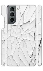 YAPZONE Amazing White Cracked Marble |Designer Printed Hard Back Cover for Samsung Galaxy S22 5G Premium & Attractive Case for Your Smartphone