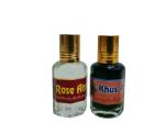 KAH ATTAR Rose and Khus Long Lasting Fragrance 12 ml Each