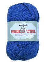 Vardhman Knitting Yarn WOOL-O-WOOL yarn (Pack of 4 balls - each ball -100 gm, total 400 gm) BLUE