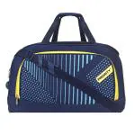 Priority Neptune Navy Blue Polyester 2 Wheel Duffle Trolley Bag 51 cm