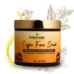 Veloxveda Coffee Scrub | Natural Exfoliation | Cruelty-Free, Natural, Paraben & SLES Free Scrub