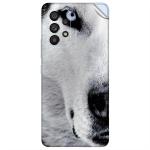 GADGETSWRAP Printed Vinyl Skin Sticker for Samsung Galaxy A53 (5G) - Husky Blue Eyes