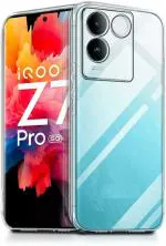 BINTAGE Back Cover for IQOO Z7Pro / Vivo T2_Pro 5G (Transparent, Flexible, Silicon)