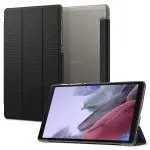 Spigen Black Polycarbonate Liquid Air Folio Leather Cover For Galaxy Tab A7 Lite 8.7 inch