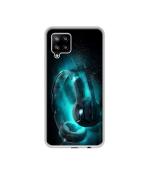 Casotec Cool Headphone Design Printed Silicon Soft TPU Back Case Cover for Samsung Galaxy M42 5G