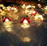 AMFIN (Pack of 1) Christmas lights / Decoration lights / Led Lights for decoration / Christmas Tree Bells / Bells Lights for Decoration