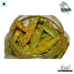 Momsy Premium Homemade Rajasthani Green Chilli Pickle Lambi ( Long) Hari mirch ka achar (950gm)