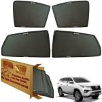 WolkomHome Car Window Sun Shade Protector Curtains Set of 6 pc for Fortuner New Set of 6