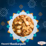 HARSHAMAN Sweet Shankarpali 200gms (Pack of 3-200 gms each)