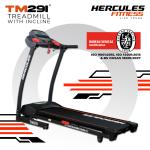 Hercules Fitness Treadmill TM43 3.5 HP - Motorized Auto Incline with MP3 & USB