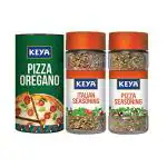 KEYA Italian Combo Pack -Pizza Oregano 80 G, Seasonings 35 G, Pizzas Seasoning (45 G)