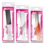 Majestique 2 Pcs Double-Sided Foot File for Callus Removal and 1 Foot Scrubber, Foot Files Dead Skin Remover - Deluxe Pedicure Spa Treatment - 3 Pcs Color May Vary