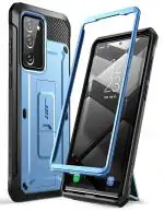 SUPCASE Unicorn Beetle Pro For Samsung Galaxy Note 20 Blue Rugged Body,Holster,Kickstand Back Cover