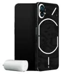 FuttPatti Nothing Phone 1 5G Mobile Skin Wrap Sticker (Back and Black)