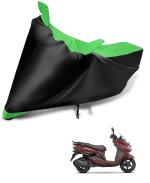 Auto Hub Bike Body Cover for Suzuki Burgman 125 , Dustproof UV Protection water resistant Custom Fit Cover-(Black-Green )