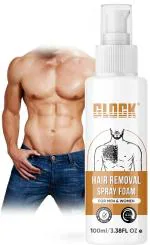 Glock Hair Removal Spray - Pain Free, Quick, Easy, Convenient & Effective Solution Spray (100 ml)