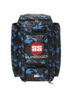 SS Camo Duffle Cricket kit Bag | Colour: Blue | Size: Large | Light Weight with Attractive Design | Weather-Resistant | Spacious Storage | Comfort | Stylish and Sporty | Shoulder Straps | Special Bat Holder