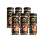 Eatopia Superfood Jowar Puffs - Mood masala | Slow Roasted, 80% Jowar with Protein & Fibre enriched Low Calorie Healthy Snacks for Weight Loss | No Maida, Not fried, Gluten Free Puff - Pack of 6