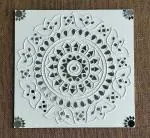 KUTCHCRAFT Mud and Mirror Art Work Wall Hanging for Home Decoration, Size : 12