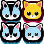 Love Creation A4 Size poster print for creative wall art- cute-critters-11210( Sticker)