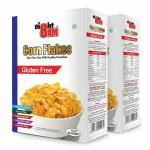 8AM Corn Flakes Gluten Free, Delicious and Nutritious Breakfast Cereals, Pack of 2, 600gm