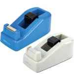 Deli E811 Tape Dispenser, Body Color Assorted, Pack of 2