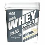 MasterDreamBodies MDB 100% Whey Isolate | 26g Protein with 7g BCAA | Added Digestive Enzymes | Prevents Muscle Breakdown through Protein Synthesis (American Ice Cream, 2kg)
