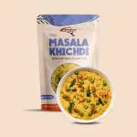 INSTAFOOD-READY TO COOK Masala Khichdi | Ready to Eat & Cook Meal | 3-4 Servings | Pack of 1 (150g) | After Cooking Gets 700GM to Serve | Zip Lock Packaging | Vegetarian Meal | Just Add Water and Cook