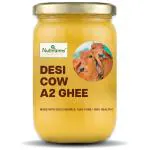 Nutrifarms Pure Ghee Cow A2 Cow Ghee For Gives Strength | A2 Desi Ghee For Delicious Food | Pure Cow Ghee For Glowing Skin | Good For Gut | Healthy Heart | Cow Desi Ghee | Pure Ghee 1 Kg Offer Price