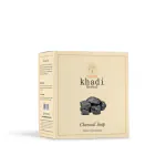 Vagad's Khadi Charcoal Soap 100gm | Deep Cleanser | Removes Impurities | Pack of 3