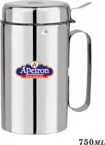 Apeiron Silver Stainless Steel Cooking Oil Dispenser 750 ml